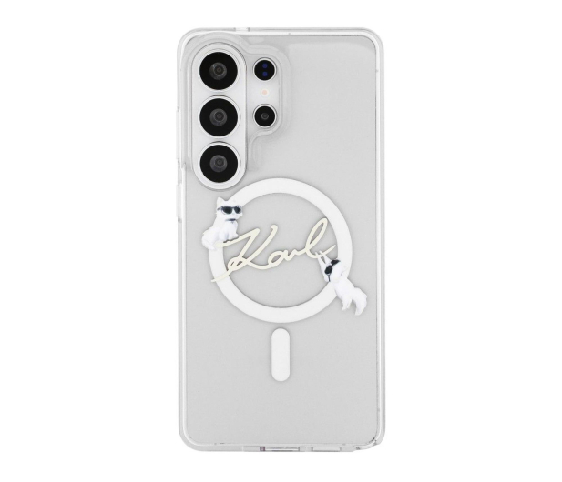 Karl Lagerfeld Etui KC Script MagSafe do Galaxy S26 Ultra przezroczysty - 1522716 - zdjęcie 2